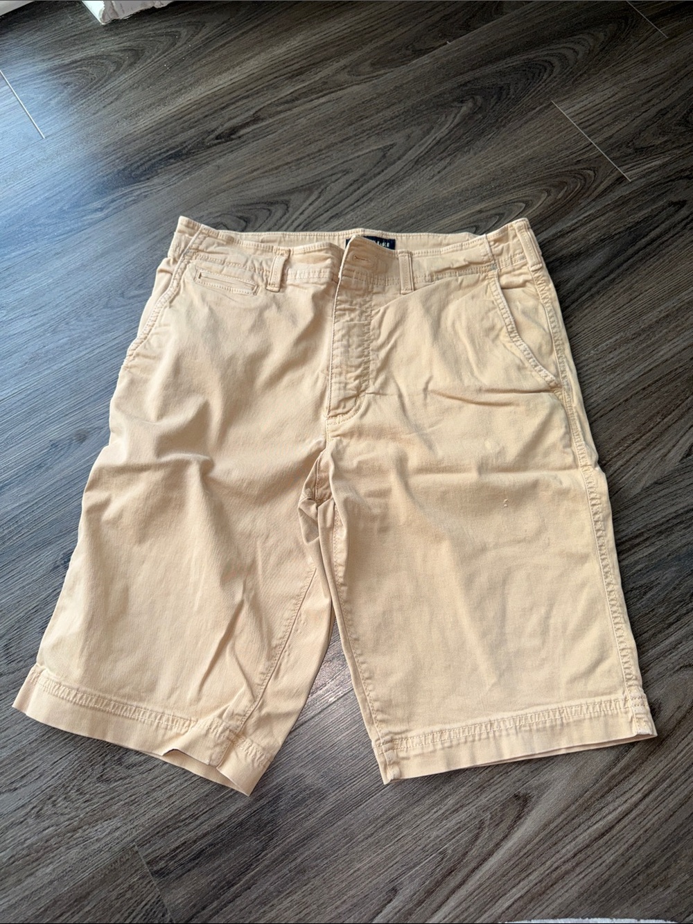 Men's Casual Cream Chino Shorts